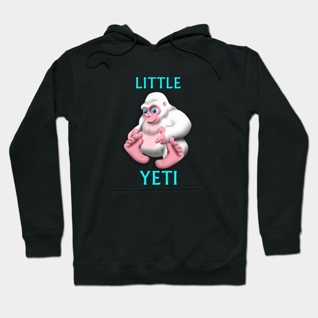 Little Yeti Hoodie by Wickedcartoons